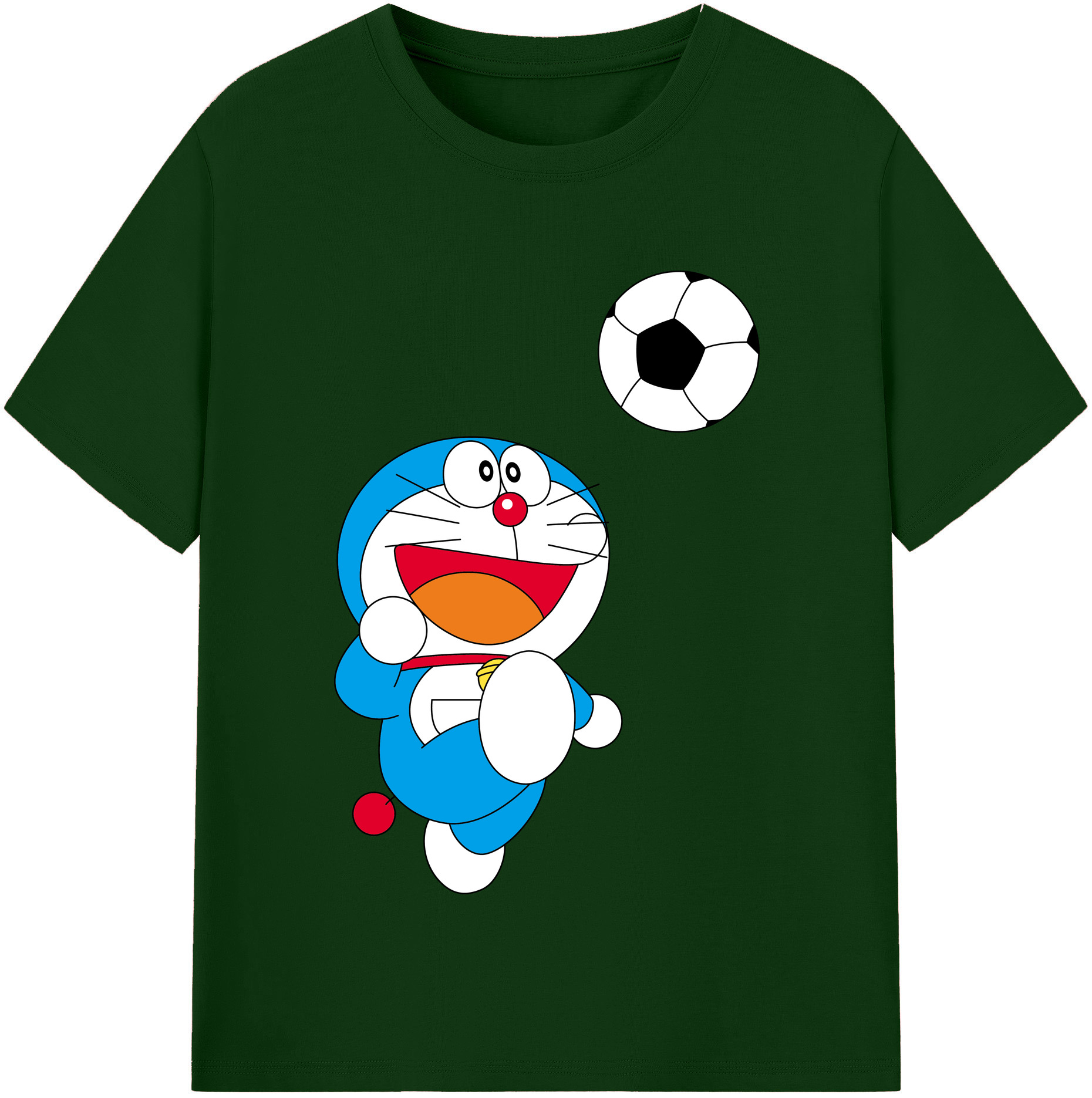 （画像用） ドラえもん Doraemon 綿100％半袖Tシャツ（フロントプリント）